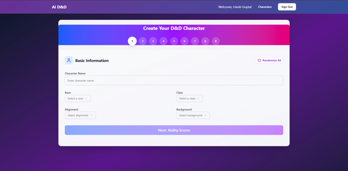 AI DND Project - Image 3