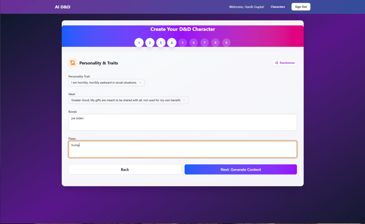 AI DND Project - Image 4